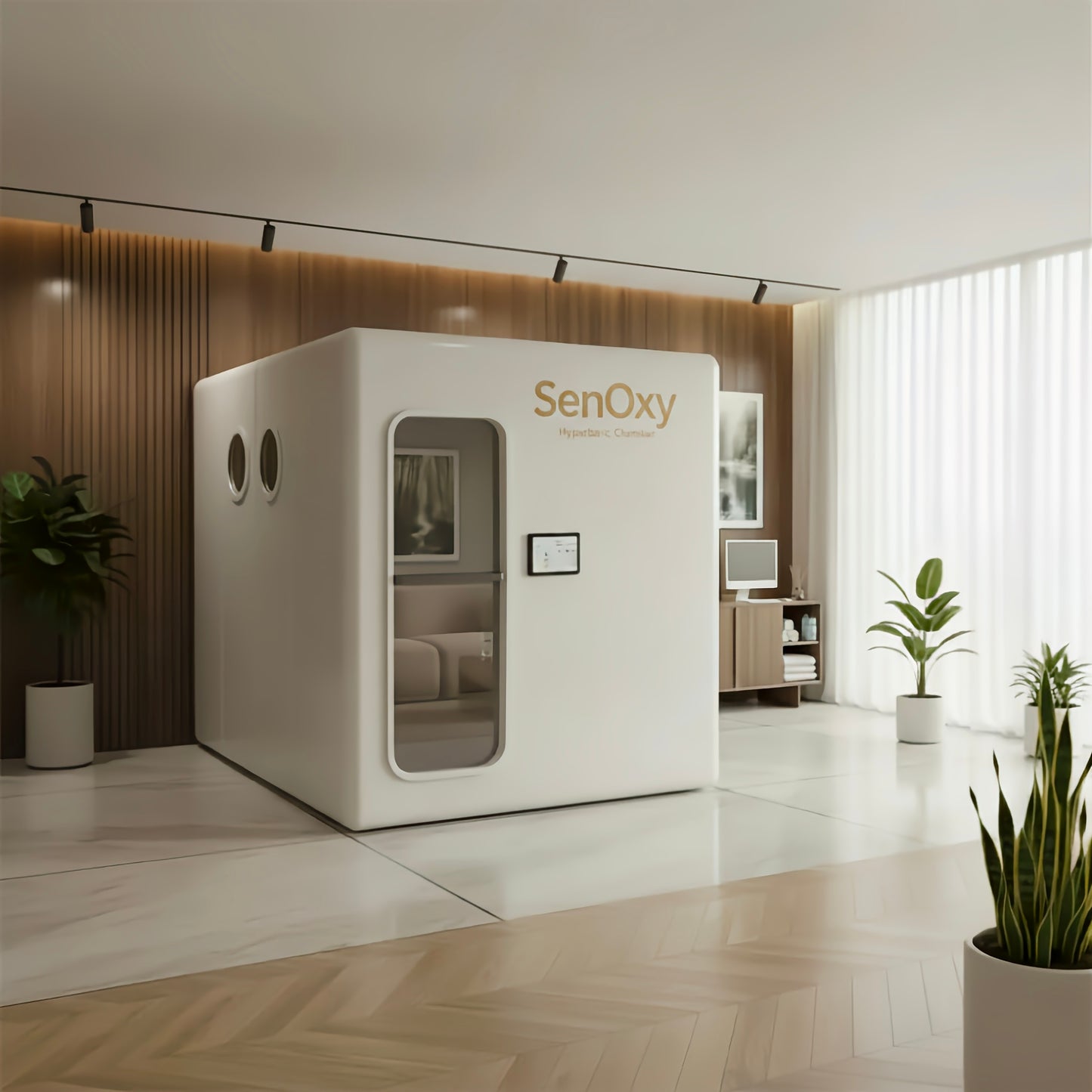 SenOxy 1.5 ATA Quad-Person Modular Hard Shell Hyperbaric Chamber