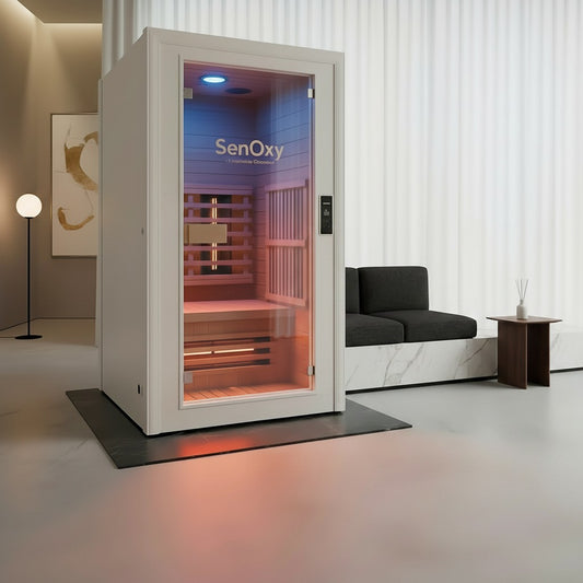 SenOxy Home Infrared Sauna with Optional Cold Plunge Combo